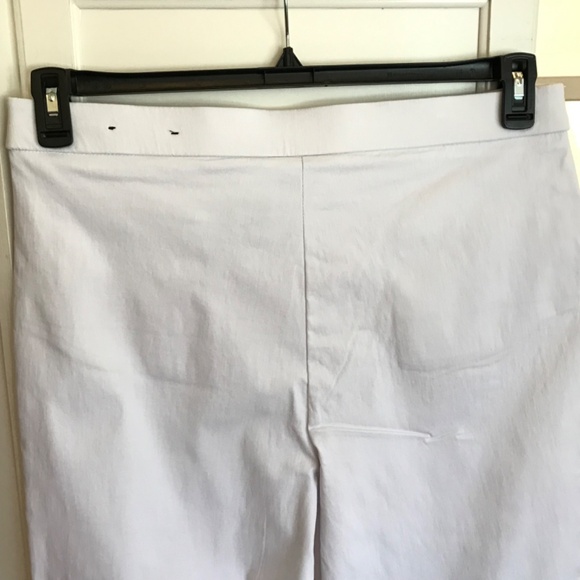 ALFRED DUNNER Capri Pants Cropped White Pull On Flat Front Women’s Plus Size 14 - Picture 4 of 15